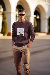 Regular Unisex Sweatshirt with "Goju" Print