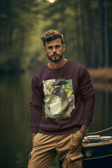 Regular Unisex Sweatshirt with "Hayao Miyazak" Print