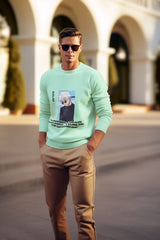 Regular Unisex Sweatshirt with "Goju-2" Print