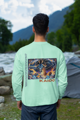 Regular Unisex Sweatshirt with "Yonko" Print