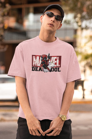 Unisex Relaxed Fit T-Shirt with "deadpoll" Print