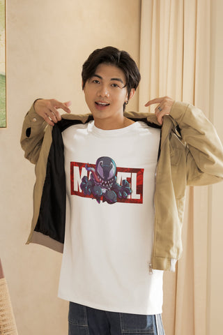 Unisex Relaxed Fit T-Shirt with "Venom" Print