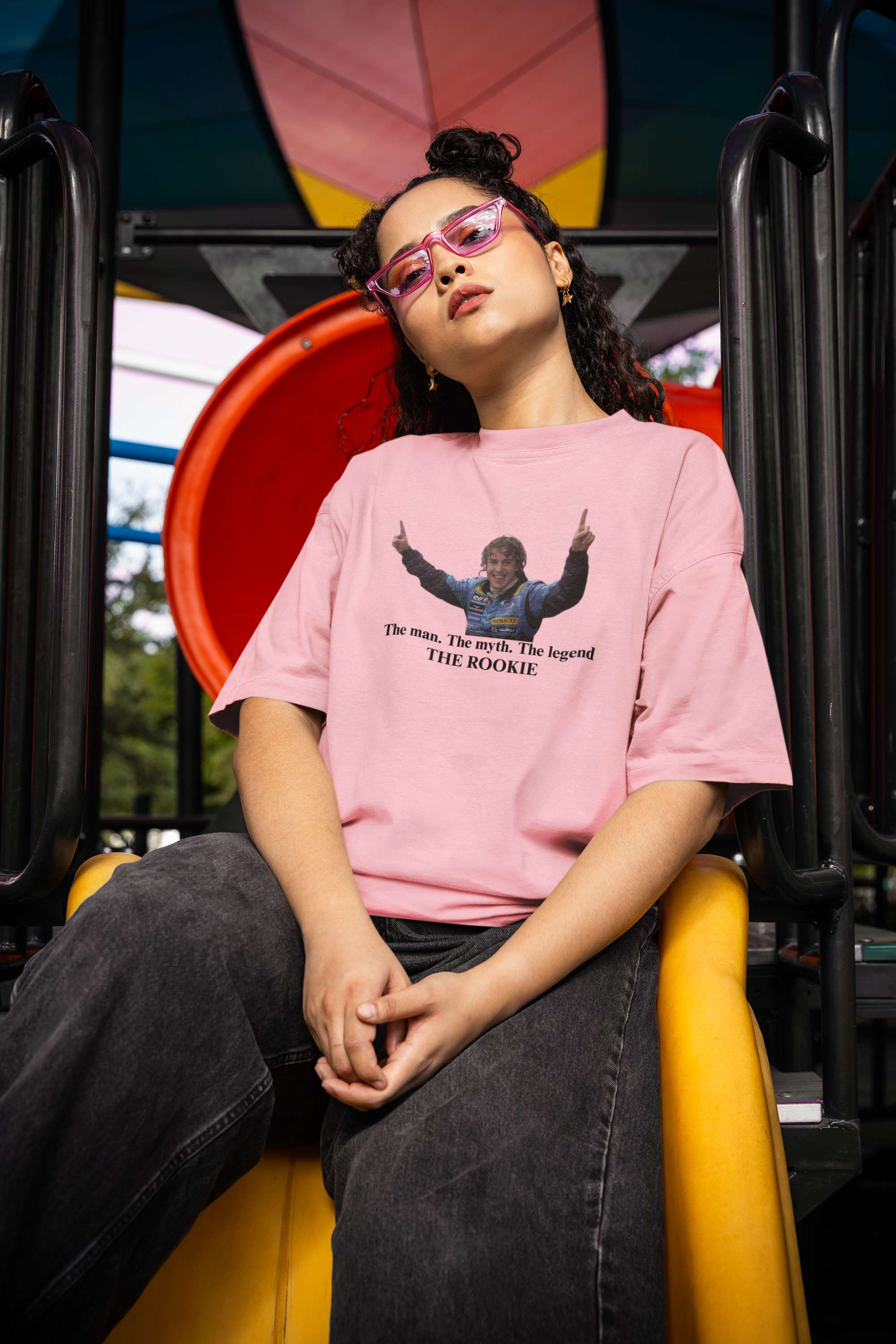 Unisex Relaxed Fit T-Shirt with "The Rookie" Print