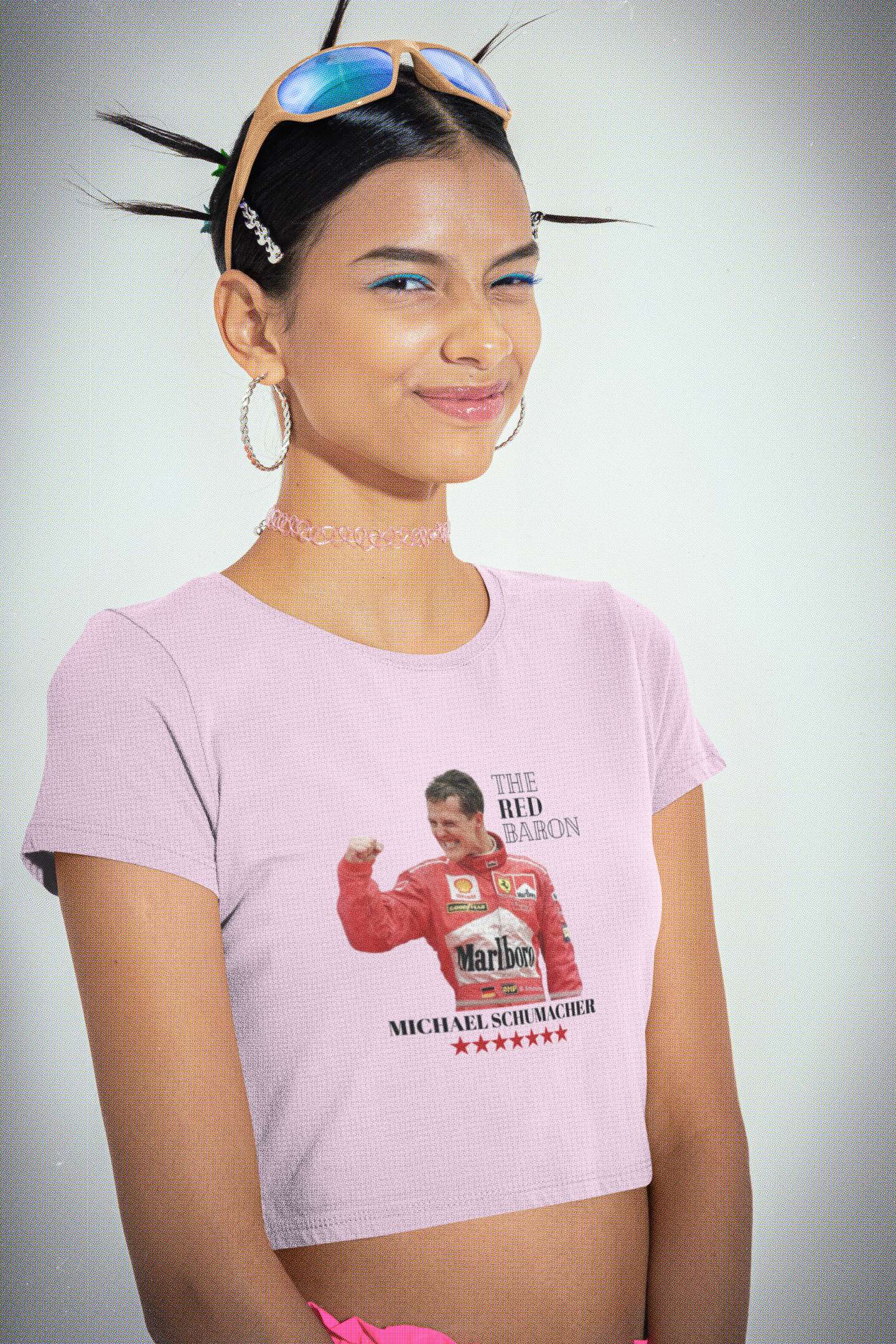 Crop Top with "F1 Legend – Michael Schumacher" Print