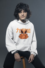 Regular Fit Unisex hoddie with "Nine-Tailed Fox" Print