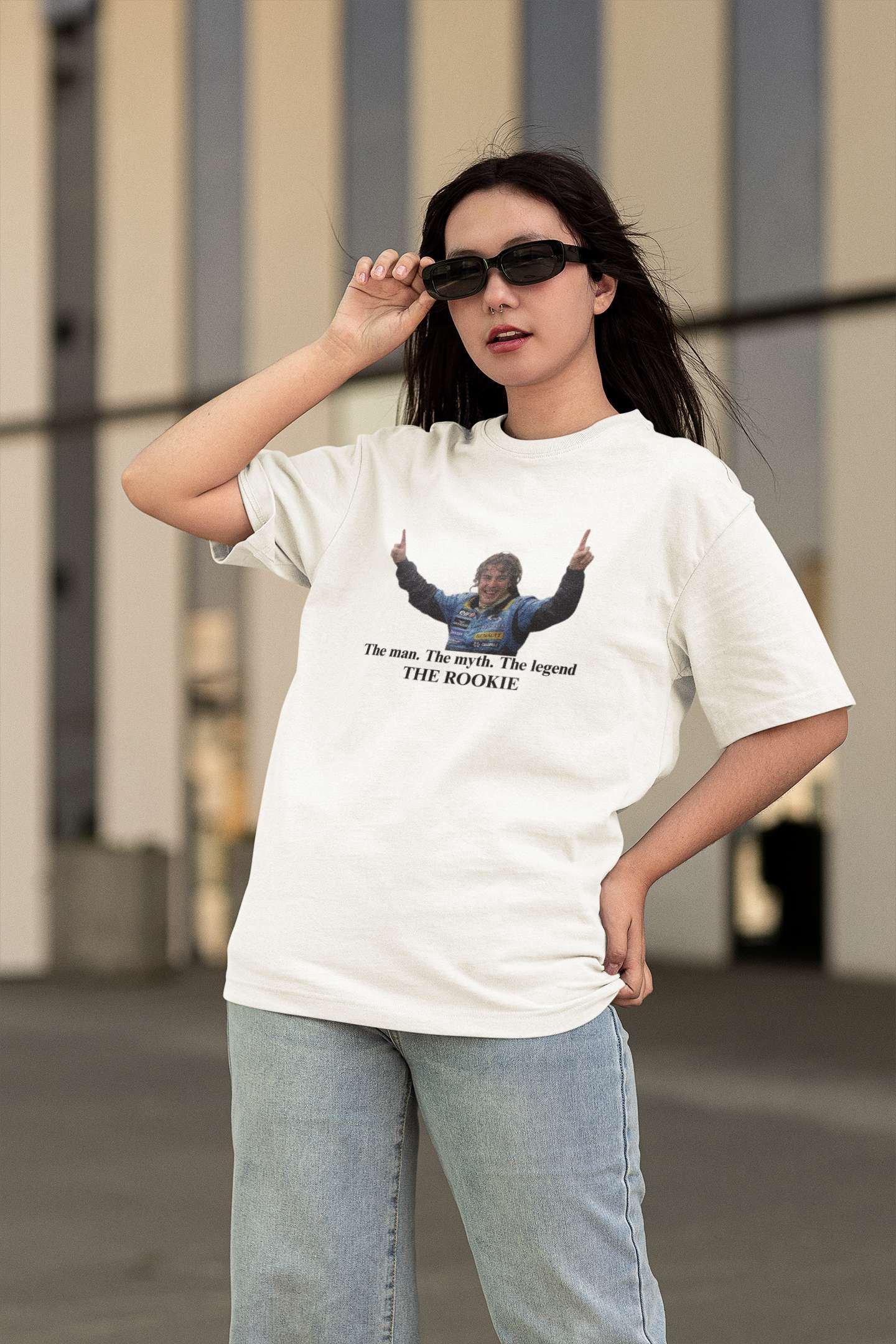 Unisex Relaxed Fit T-Shirt with "The Rookie" Print