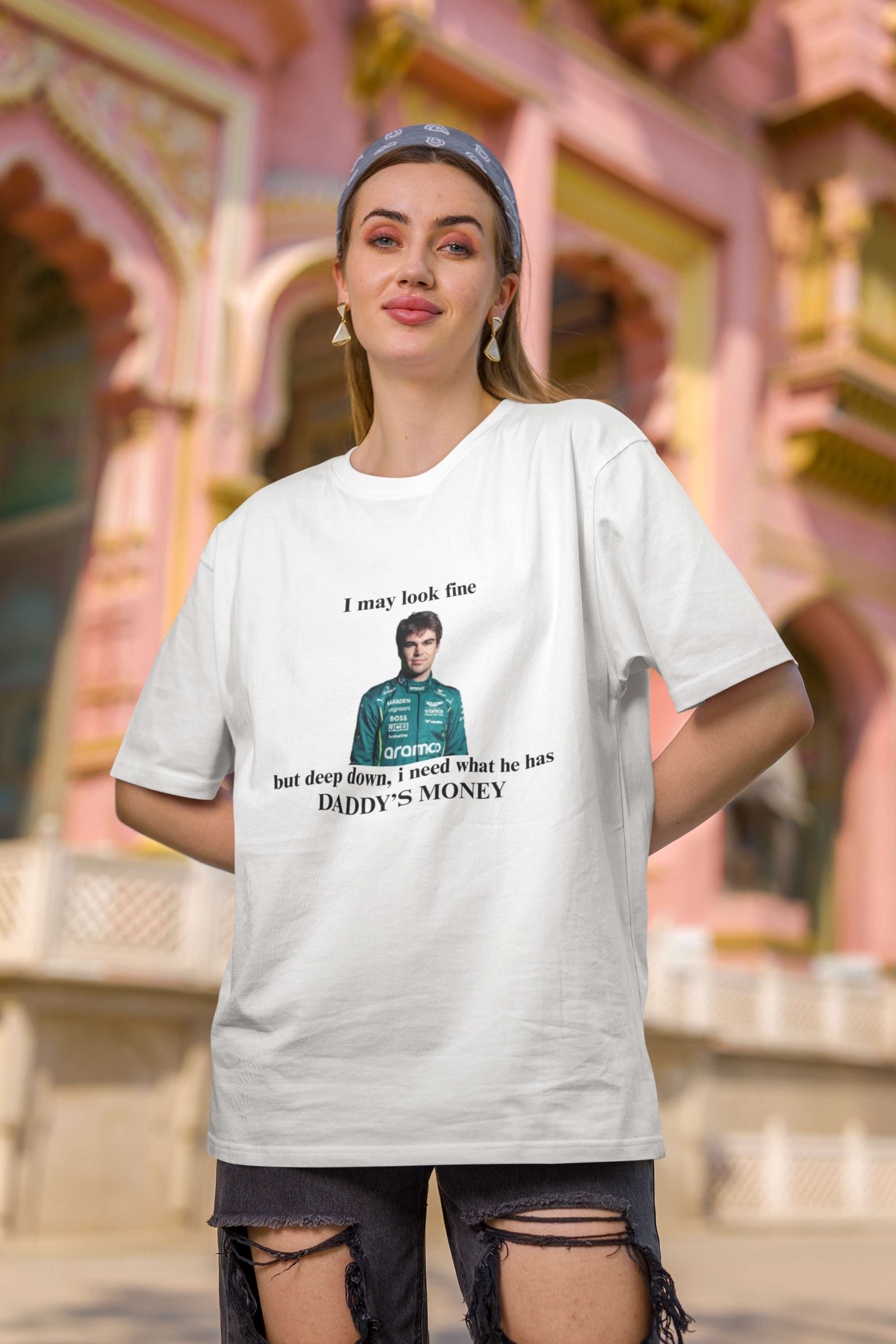 Unisex Relaxed Fit T-Shirt with "Daddy’s Money" Print