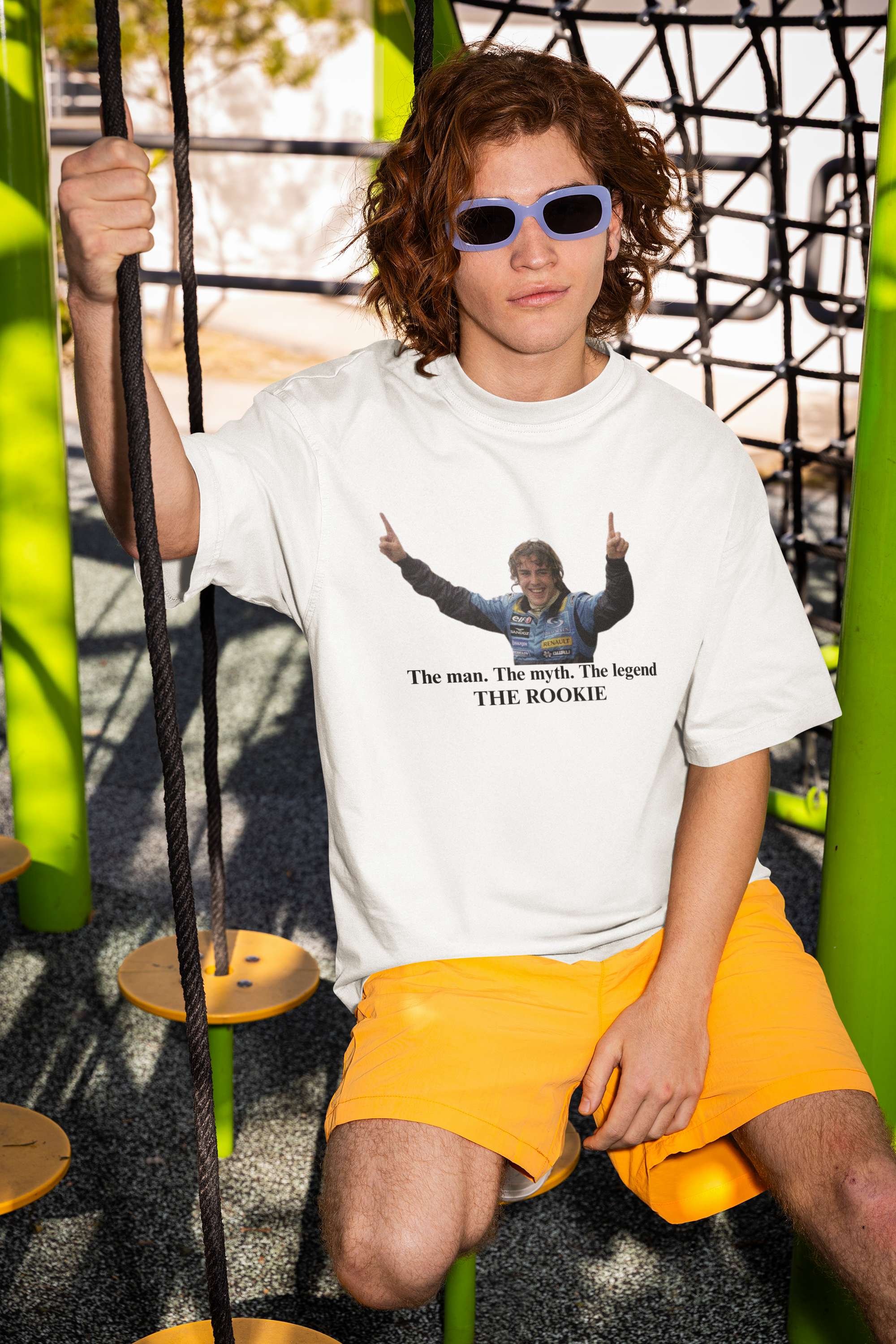 Unisex Relaxed Fit T-Shirt with "The Rookie" Print